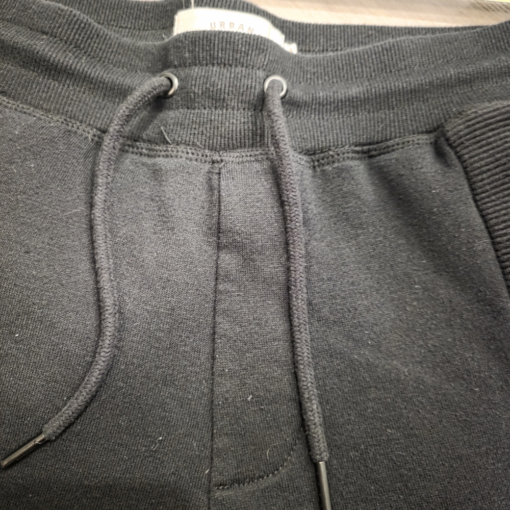 Urban Heritage Black Jogger Sweatpants Size Small Minimalist Athleisure Zip Pock - Picture 6 of 10